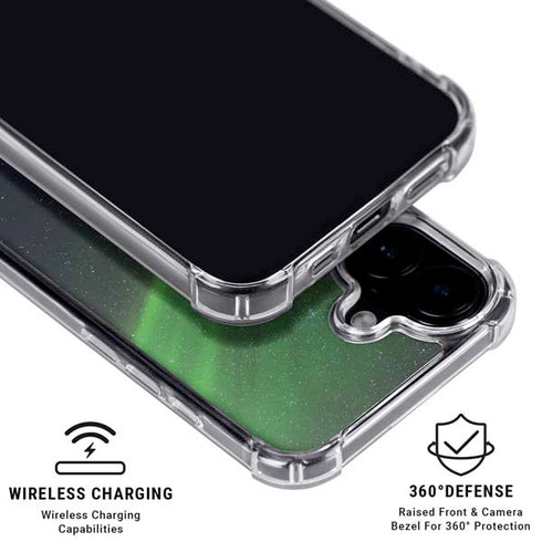 StockTrek Aurora Borealis Dances Above the Arctic Ocean iPhone 16 MagSafe Case