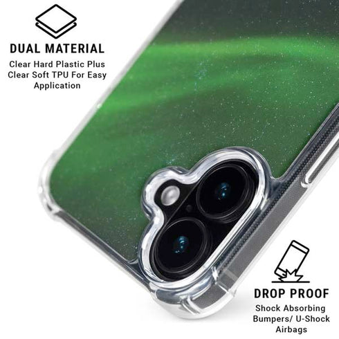StockTrek Aurora Borealis Dances Above the Arctic Ocean iPhone 16 MagSafe Case