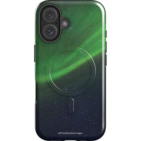 StockTrek Aurora Borealis Dances Above the Arctic Ocean iPhone 16 Magsafe Impact Case