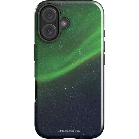 StockTrek Aurora Borealis Dances Above the Arctic Ocean iPhone 16 Plus Impact Case