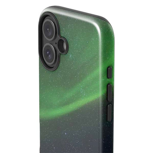 StockTrek Aurora Borealis Dances Above the Arctic Ocean iPhone 16 Plus Impact Case