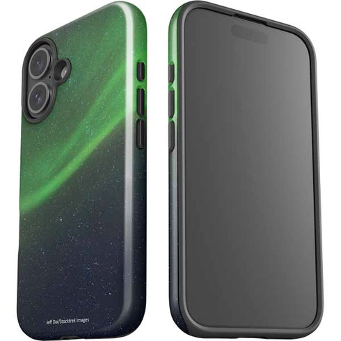 StockTrek Aurora Borealis Dances Above the Arctic Ocean iPhone 16 Plus Impact Case