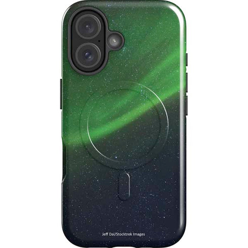 StockTrek Aurora Borealis Dances Above the Arctic Ocean iPhone 16 Plus Magsafe Impact Case