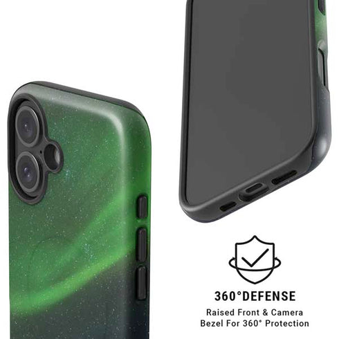 StockTrek Aurora Borealis Dances Above the Arctic Ocean iPhone 16 Plus Magsafe Impact Case