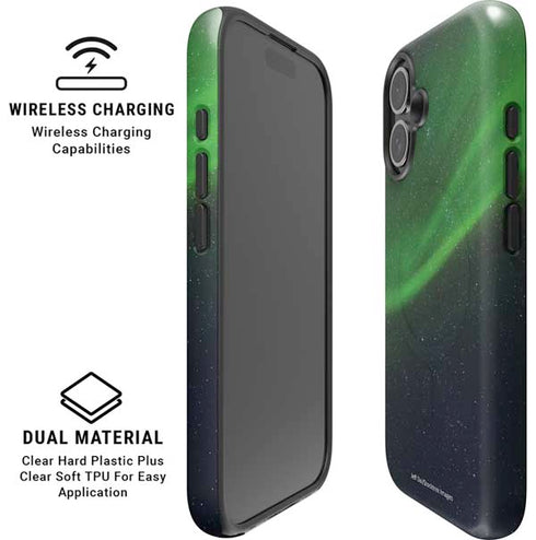 StockTrek Aurora Borealis Dances Above the Arctic Ocean iPhone 16 Plus Magsafe Impact Case