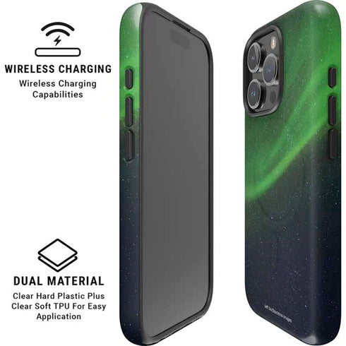 StockTrek Aurora Borealis Dances Above the Arctic Ocean iPhone 16 Pro Magsafe Impact Case