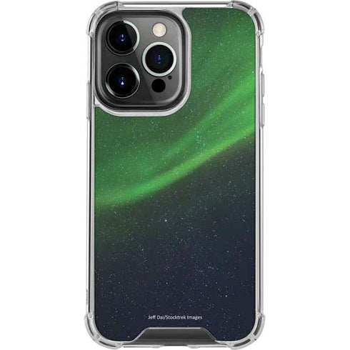 StockTrek Aurora Borealis Dances Above the Arctic Ocean iPhone 16 Pro Max Clear Case