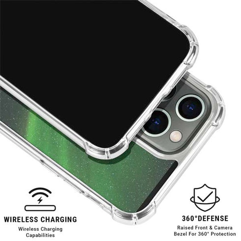 StockTrek Aurora Borealis Dances Above the Arctic Ocean iPhone 16 Pro Max Clear Case