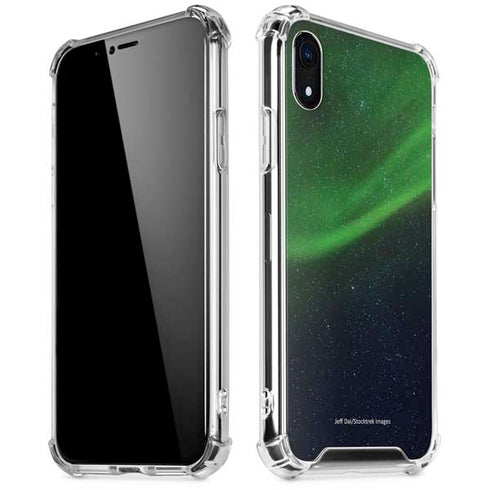 StockTrek Aurora Borealis Dances Above the Arctic Ocean iPhone XR Clear Case