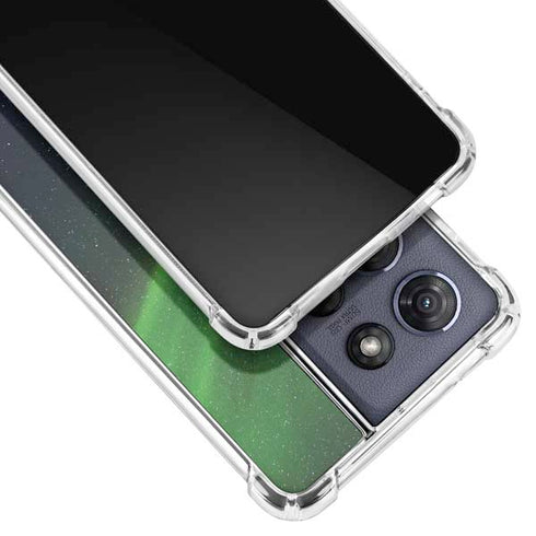 StockTrek Aurora Borealis Dances Above the Arctic Ocean Moto G 5G (2025) Clear Case
