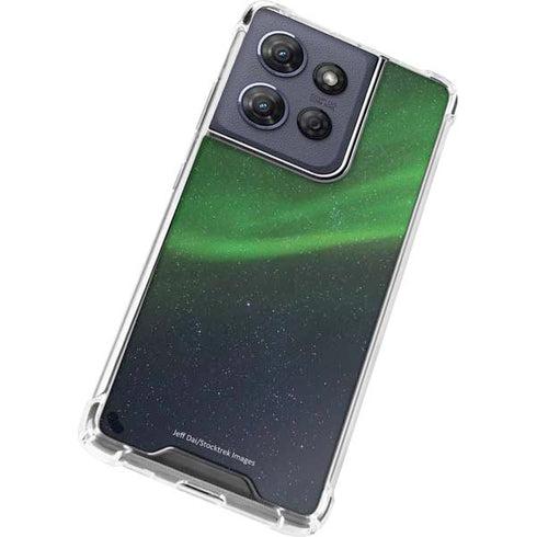 StockTrek Aurora Borealis Dances Above the Arctic Ocean Moto G Play 5G (2025) Clear Case
