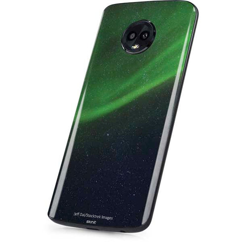StockTrek Aurora Borealis Dances Above the Arctic Ocean Moto G6 Skin