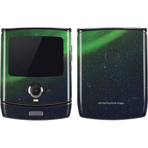 StockTrek Aurora Borealis Dances Above the Arctic Ocean Motorola RAZR Skin