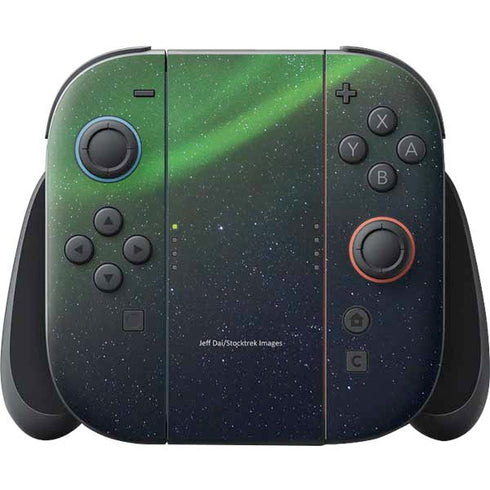 StockTrek Aurora Borealis Dances Above the Arctic Ocean Nintendo Switch 2 (2025) Joy-Con Controller Skin