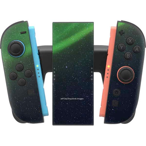 StockTrek Aurora Borealis Dances Above the Arctic Ocean Nintendo Switch 2 (2025) Joy-Con Controller Skin