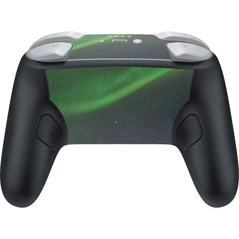 StockTrek Aurora Borealis Dances Above the Arctic Ocean Nintendo Switch 2 (2025) Pro Controller Skin