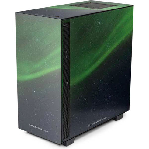 StockTrek Aurora Borealis Dances Above the Arctic Ocean NZXT H510 Compact ATX Mid-Tower Case Skin