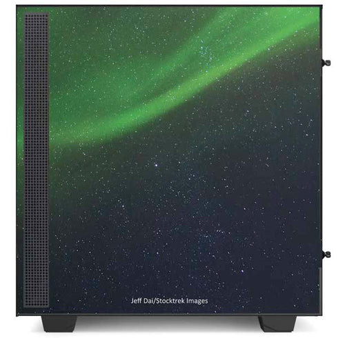 StockTrek Aurora Borealis Dances Above the Arctic Ocean NZXT H510 Compact ATX Mid-Tower Case Skin