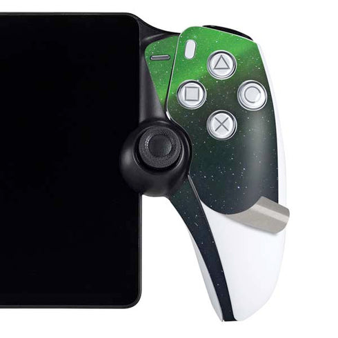 StockTrek Aurora Borealis Dances Above the Arctic Ocean PlayStation Portal Remote Player Skin