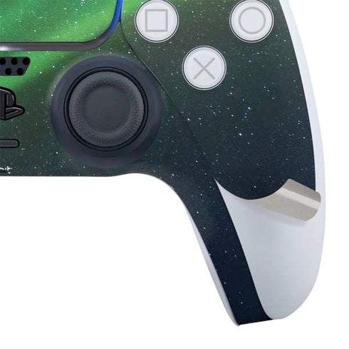 StockTrek Aurora Borealis Dances Above the Arctic Ocean PS5 Controller Skin