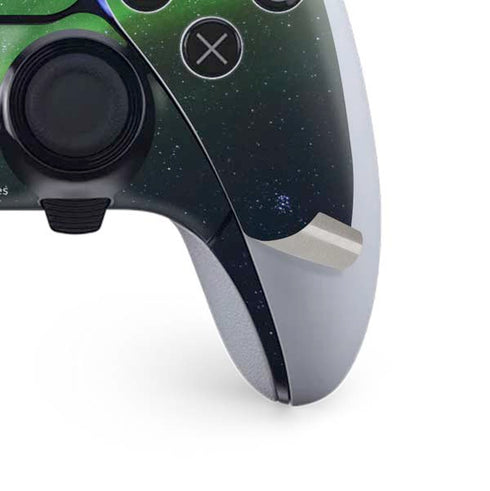 StockTrek Aurora Borealis Dances Above the Arctic Ocean PS5 DualSense Edge Pro Controller Skin