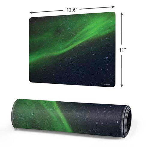 StockTrek Aurora Borealis Dances Above the Arctic Ocean Gaming Mouse Pad