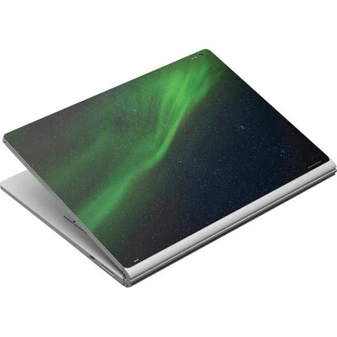 StockTrek Aurora Borealis Dances Above the Arctic Ocean Surface Book Skin