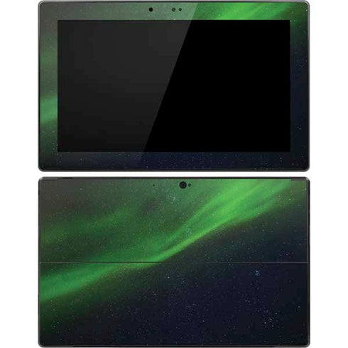 StockTrek Aurora Borealis Dances Above the Arctic Ocean Surface Pro Tablet Skin