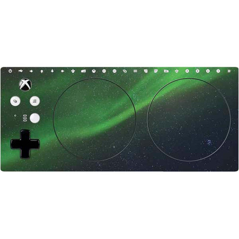 StockTrek Aurora Borealis Dances Above the Arctic Ocean Xbox Adaptive Controller Skin