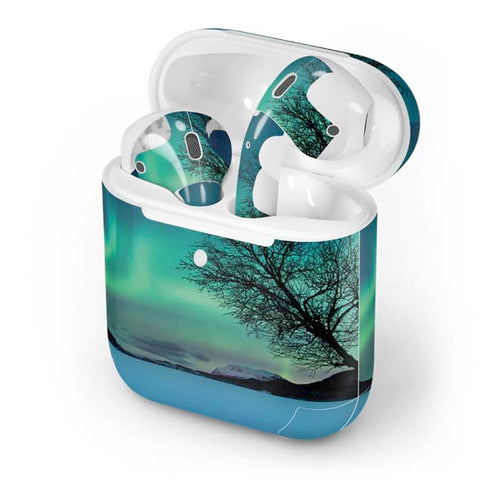 StockTrek Aurora Borealis over a lake in Norway Apple AirPods 2 Skin