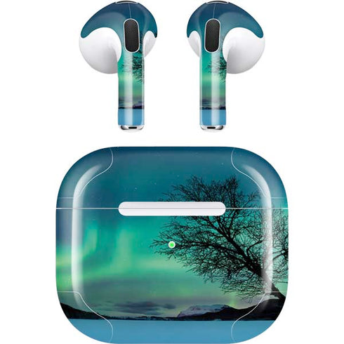 StockTrek Aurora Borealis over a lake in Norway Apple AirPods (3rd Gen 2021) Skin