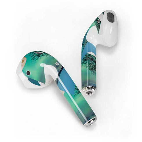 StockTrek Aurora Borealis over a lake in Norway Apple AirPods Skin