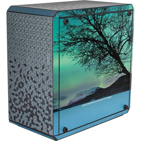 StockTrek Aurora Borealis over a lake in Norway Cooler Master MasterBox Q300L Mini Tower Skin