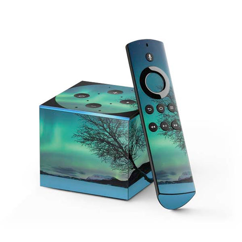 StockTrek Aurora Borealis over a lake in Norway Fire TV Cube Skin
