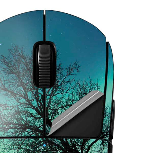 StockTrek Aurora Borealis over a lake in Norway G Pro Wireless Gaming Mouse Skin