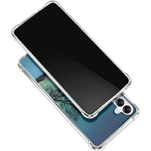 StockTrek Aurora Borealis over a lake in Norway Galaxy A16 5G Clear Case