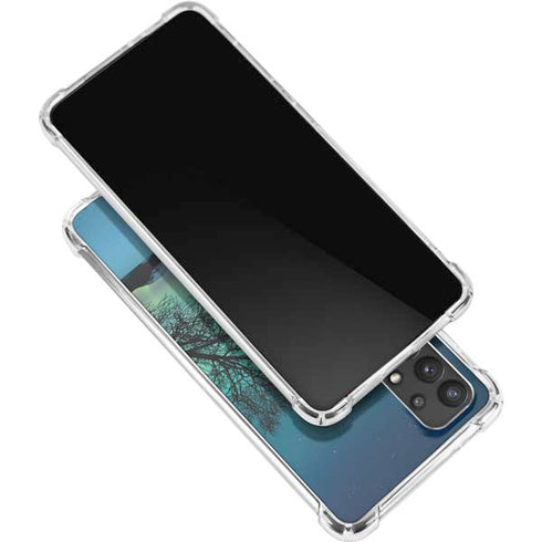 StockTrek Aurora Borealis over a lake in Norway Galaxy A32 5G Clear Case