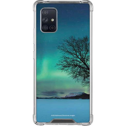 StockTrek Aurora Borealis over a lake in Norway Galaxy A71 5G Clear Case