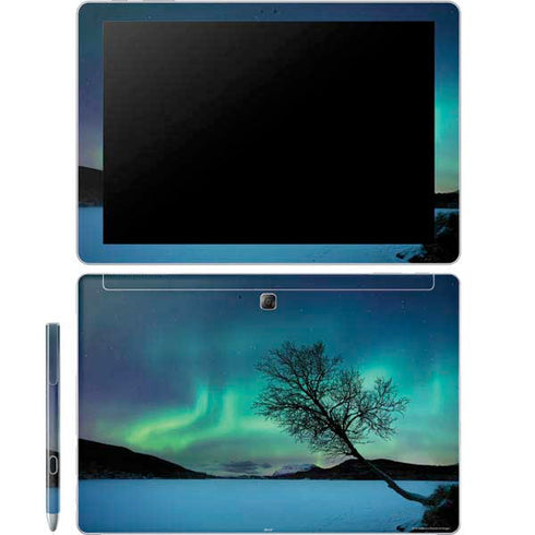 StockTrek Aurora Borealis over a lake in Norway Galaxy Book 12in Skin