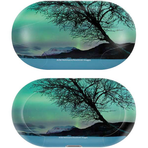 StockTrek Aurora Borealis over a lake in Norway Galaxy Buds Plus Skin