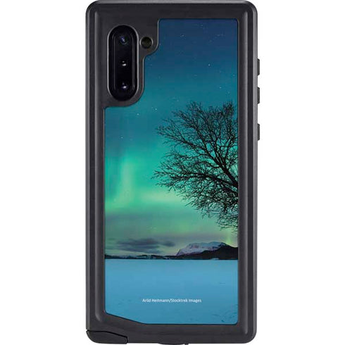 StockTrek Aurora Borealis over a lake in Norway Galaxy Cases