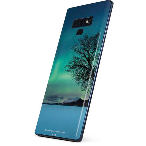 StockTrek Aurora Borealis over a lake in Norway Galaxy Note 9 Skin