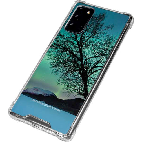 StockTrek Aurora Borealis over a lake in Norway Galaxy Note20 5G Clear Case