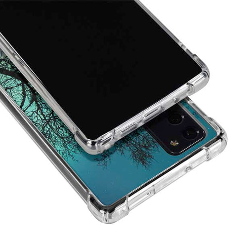 StockTrek Aurora Borealis over a lake in Norway Galaxy Note20 5G Clear Case
