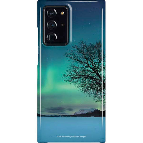 StockTrek Aurora Borealis over a lake in Norway Galaxy Cases