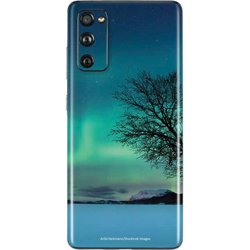 StockTrek Aurora Borealis over a lake in Norway Galaxy S20 Fan Edition Skin