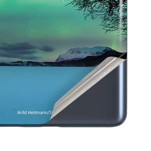 StockTrek Aurora Borealis over a lake in Norway Galaxy S20 Fan Edition Skin