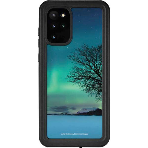 StockTrek Aurora Borealis over a lake in Norway Galaxy S20 Plus Waterproof Case