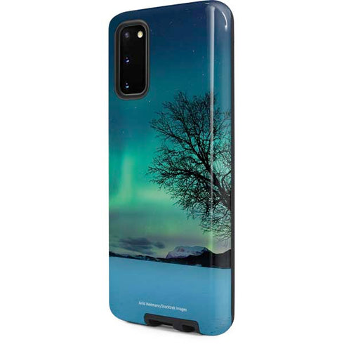 StockTrek Aurora Borealis over a lake in Norway Galaxy S20 Pro Case