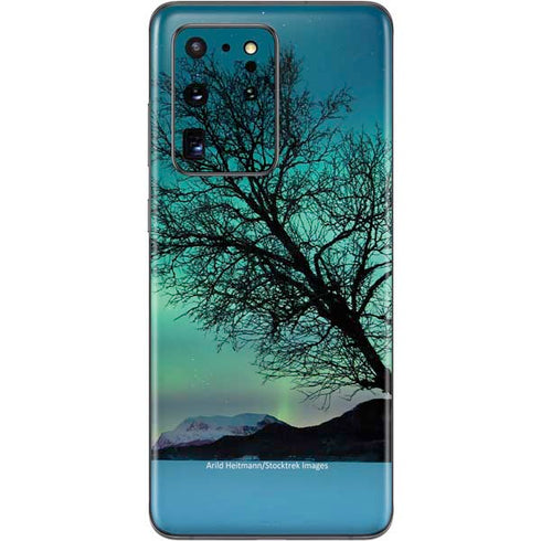 StockTrek Aurora Borealis over a lake in Norway Galaxy S20 Ultra 5G Skin